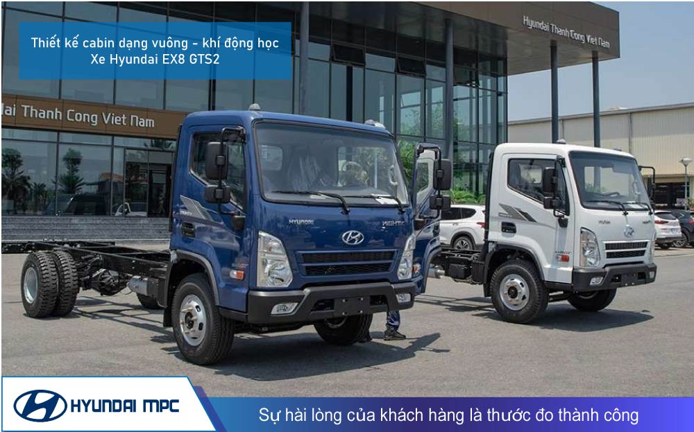 Xe tải Hyundai Mighty EX8 GTS2 tải 7.3T thùng dài 5.3m
